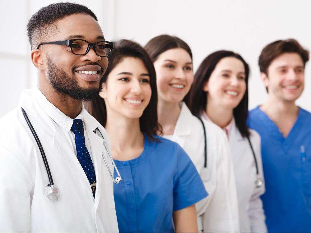 Doctors and Nurses in Group