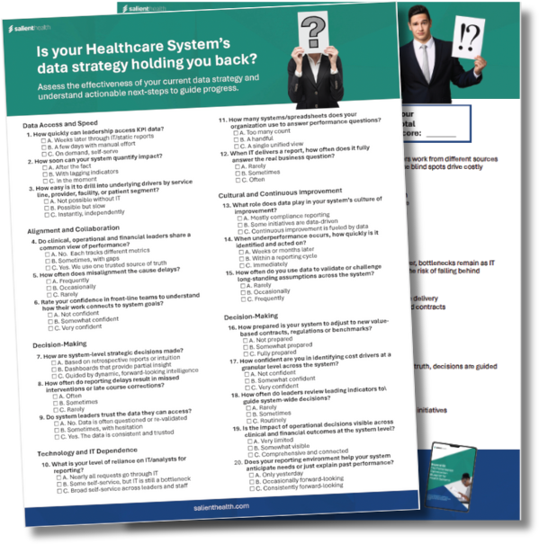 Healthcare Systems Data Strategy quiz